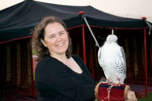Me with a falcon on National Day